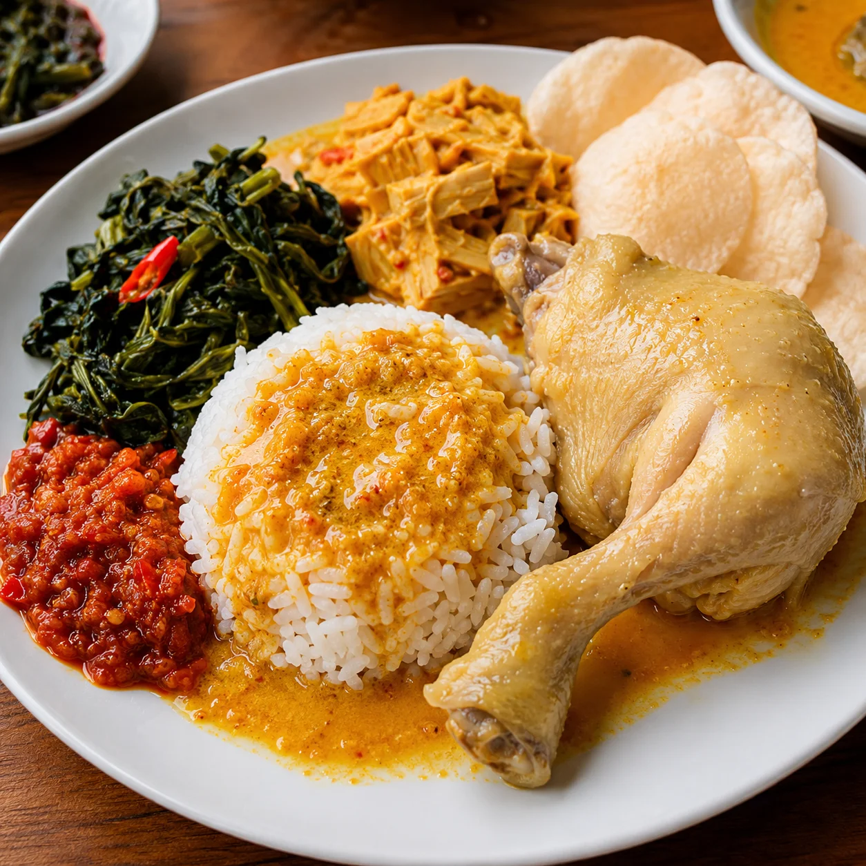 Nasi Ayam Pop