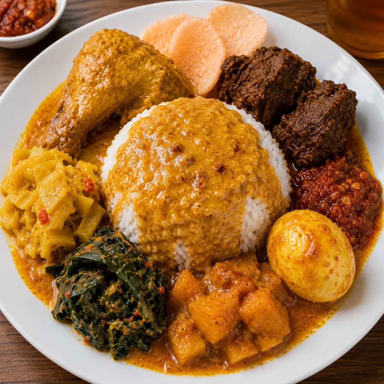 Nasi Ramas Komplit